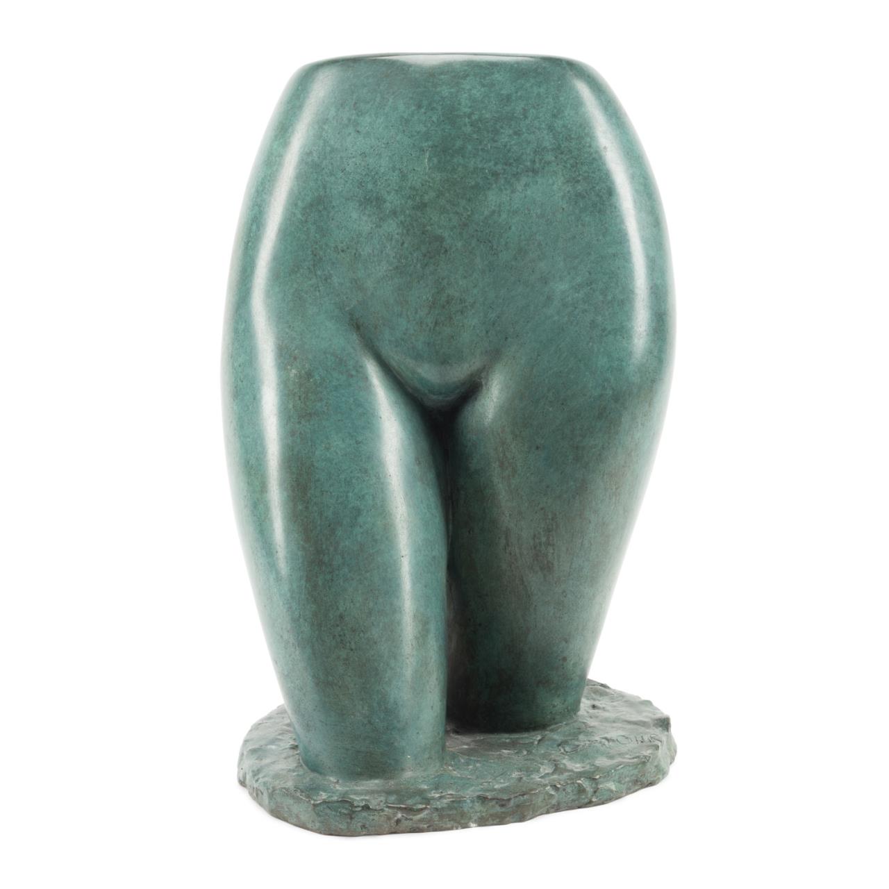 LARRY MOHR "NUDE STUDY" VERDIGRIS