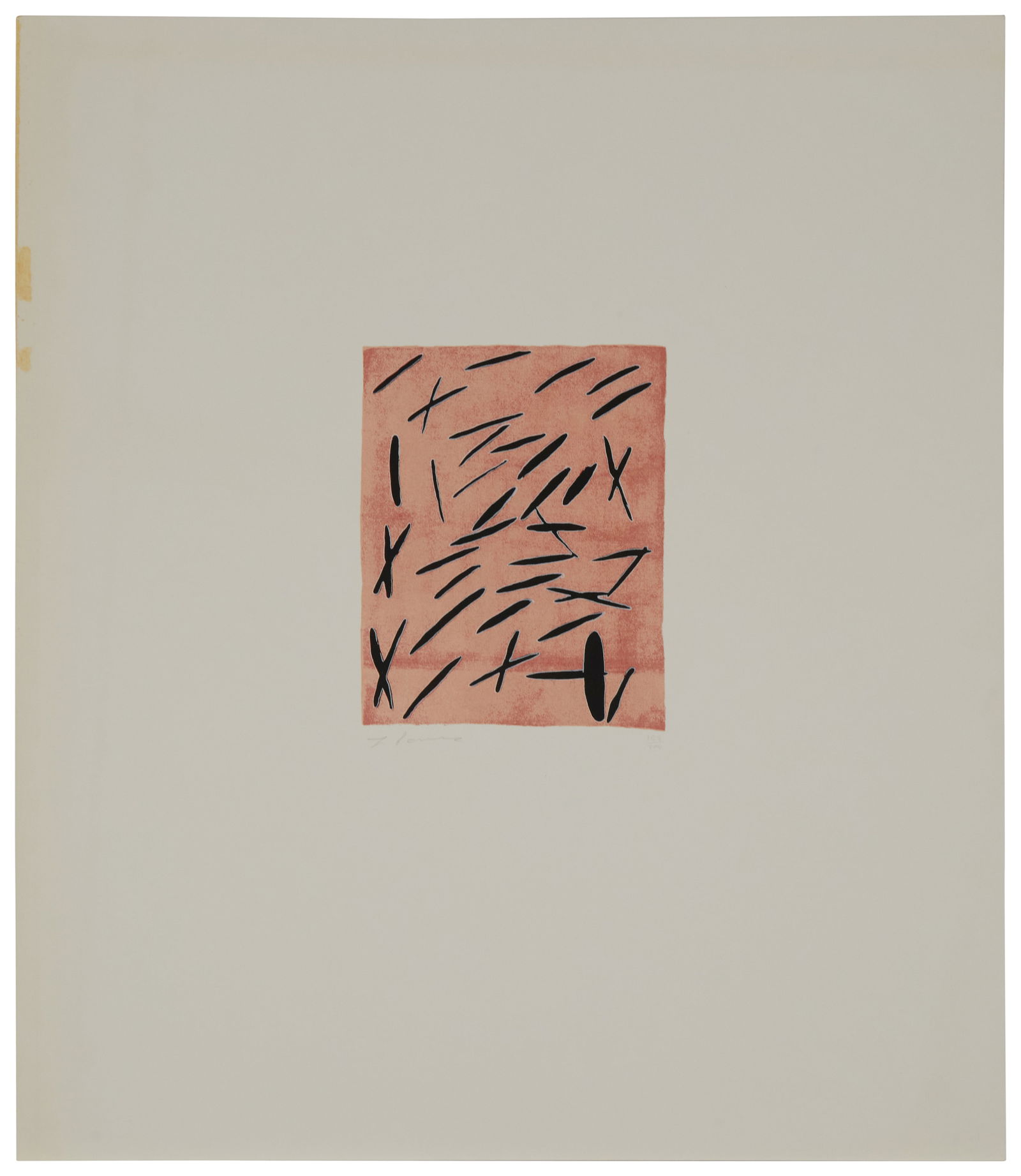 LARRY POONS (B. 1937), "UNTITLED"