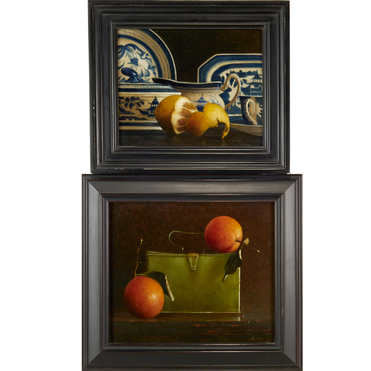 LARRY PRESTON, (2) STILL LIFES, OIL