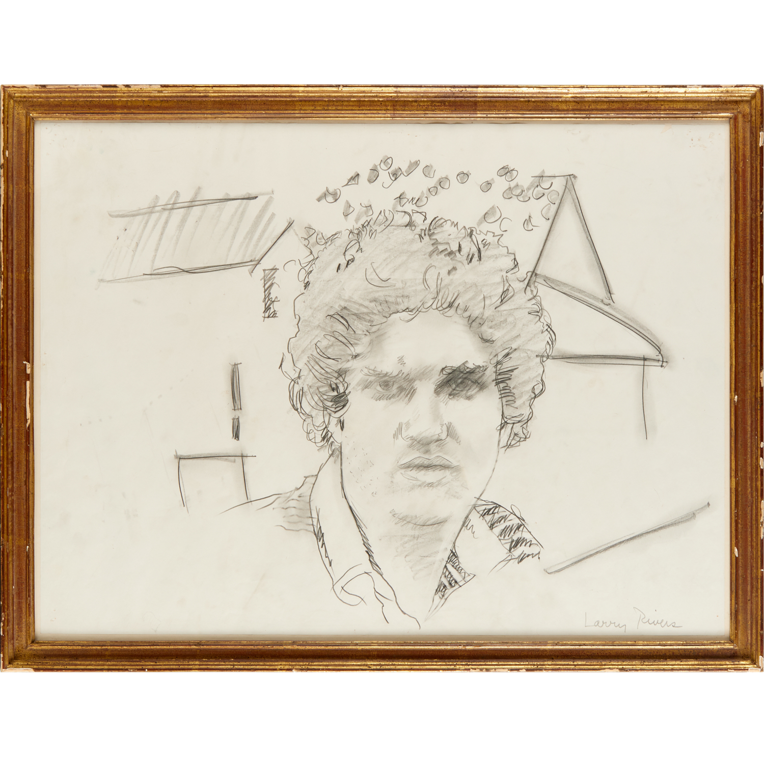 LARRY RIVERS, GRAPHITE DRAWING,