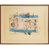LARRY RIVERS, SIGNED LITHOGRAP