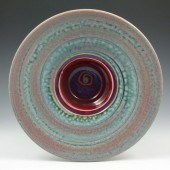 Larry Spears pedestal bowl wit