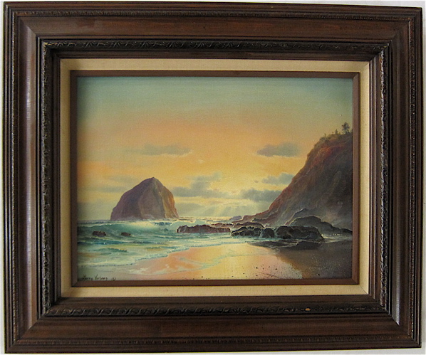 LARRY VORHEES OIL ON CANVAS (Oregon