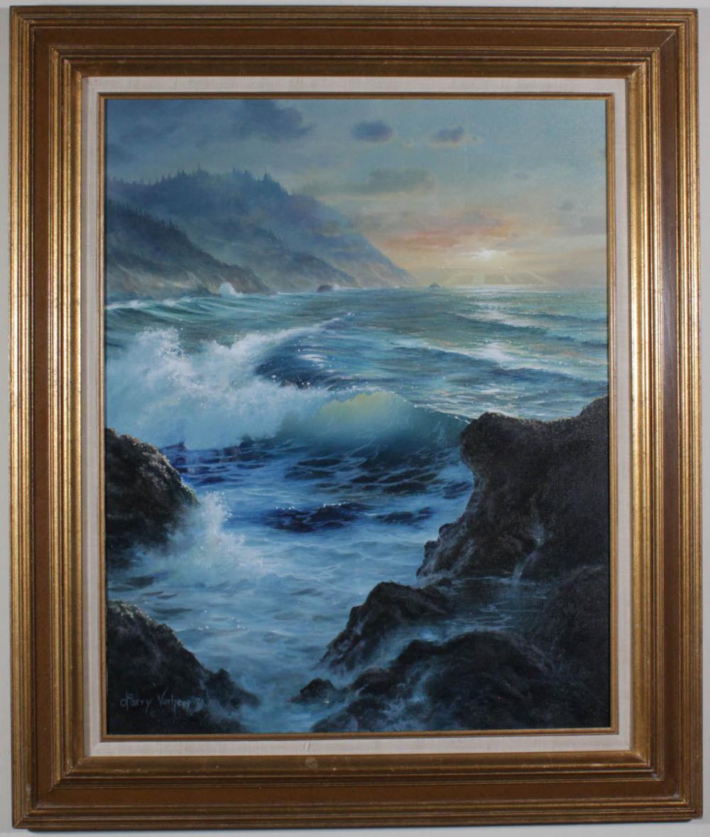 LARRY VORHEES OIL ON CANVASLARRY
