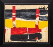 LARRY ZOX UNTITLED OIL, 1961 L