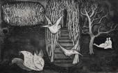 LARS BO, SURREALIST ETCHING, N