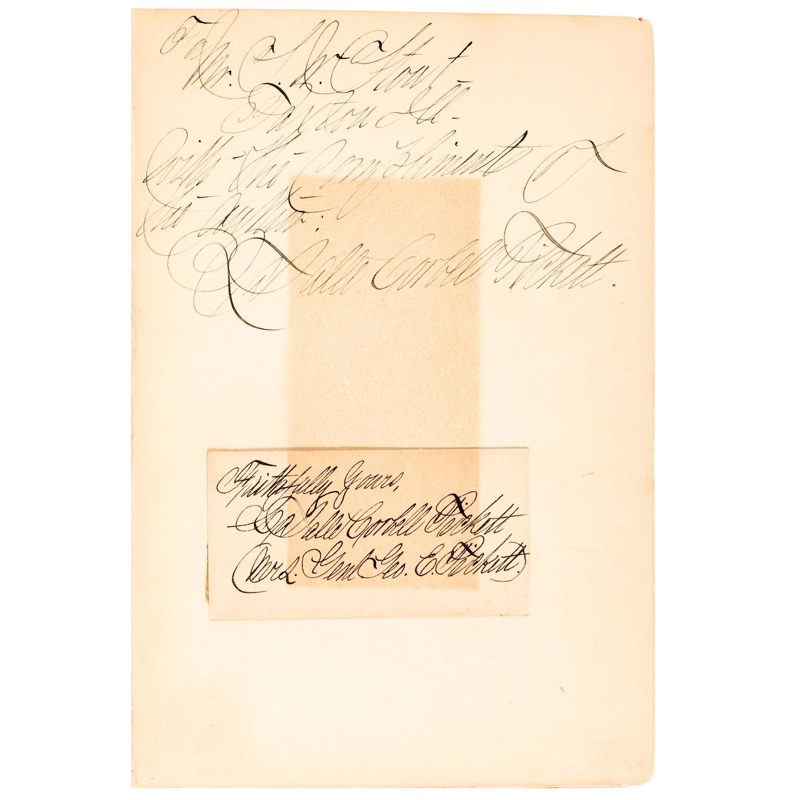 LASALLE CORBELL PICKETT, PROLIFIC