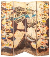 LASCAUX CAVES PAINTED FOUR PAN