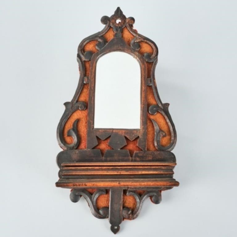 LAST LOOK WOODEN MIRROR -