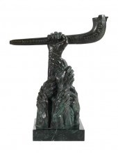 LASZLO ISPANKY, BRONZE, SHOFAR