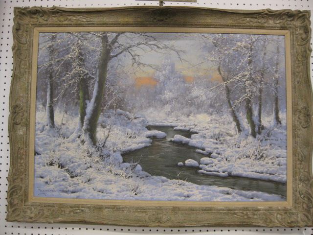 Laszlo Neogrady Oil Winter