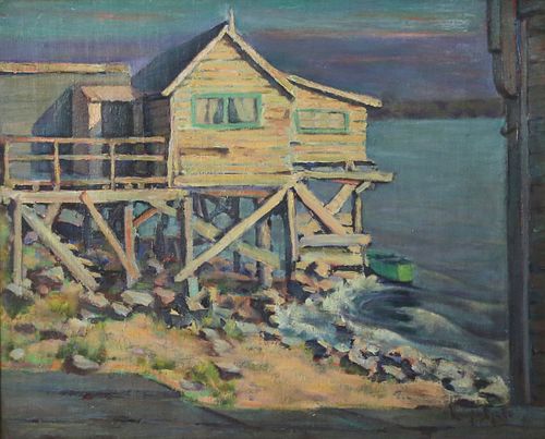 LASZLO SZABO IMPRESSIONIST OIL ON