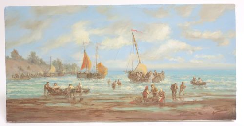LASZLO VIGYAZO, 20TH C., BOATS