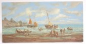 LASZLO VIGYAZO, 20TH C., BOATS