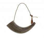 LATE 1800S BUFFALO POWDER HORN