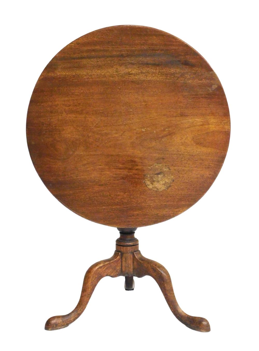LATE 18TH C. CHIPPENDALE FORM TEA