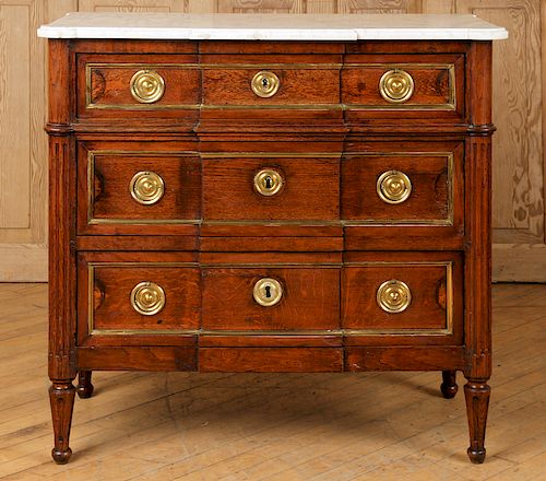 LATE 18TH C. FRENCH OAK BRONZE