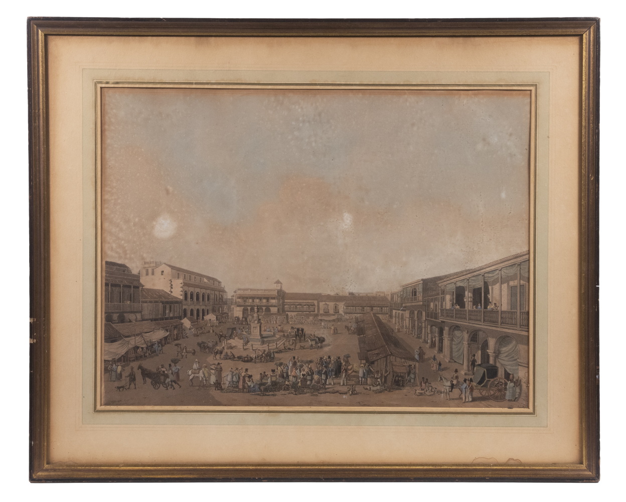 LATE 18TH C. LITHOGRAPH OF
