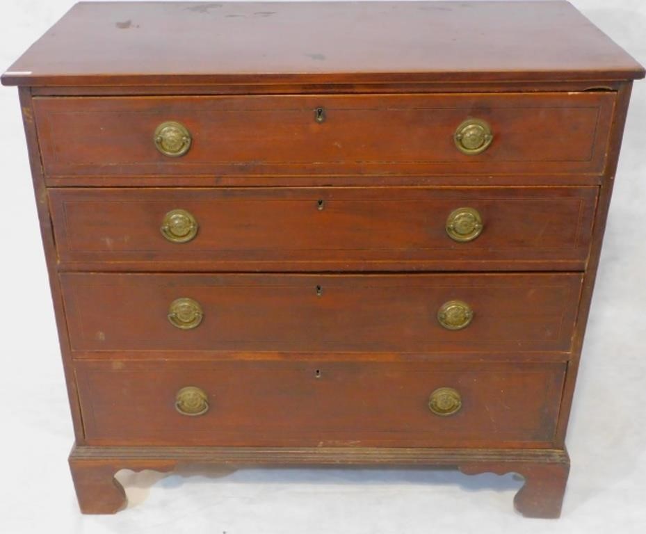 LATE 18TH CENTURY INLAID MAHOGANY