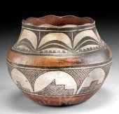 LATE 19TH C. ACOMA PUEBLO POLY
