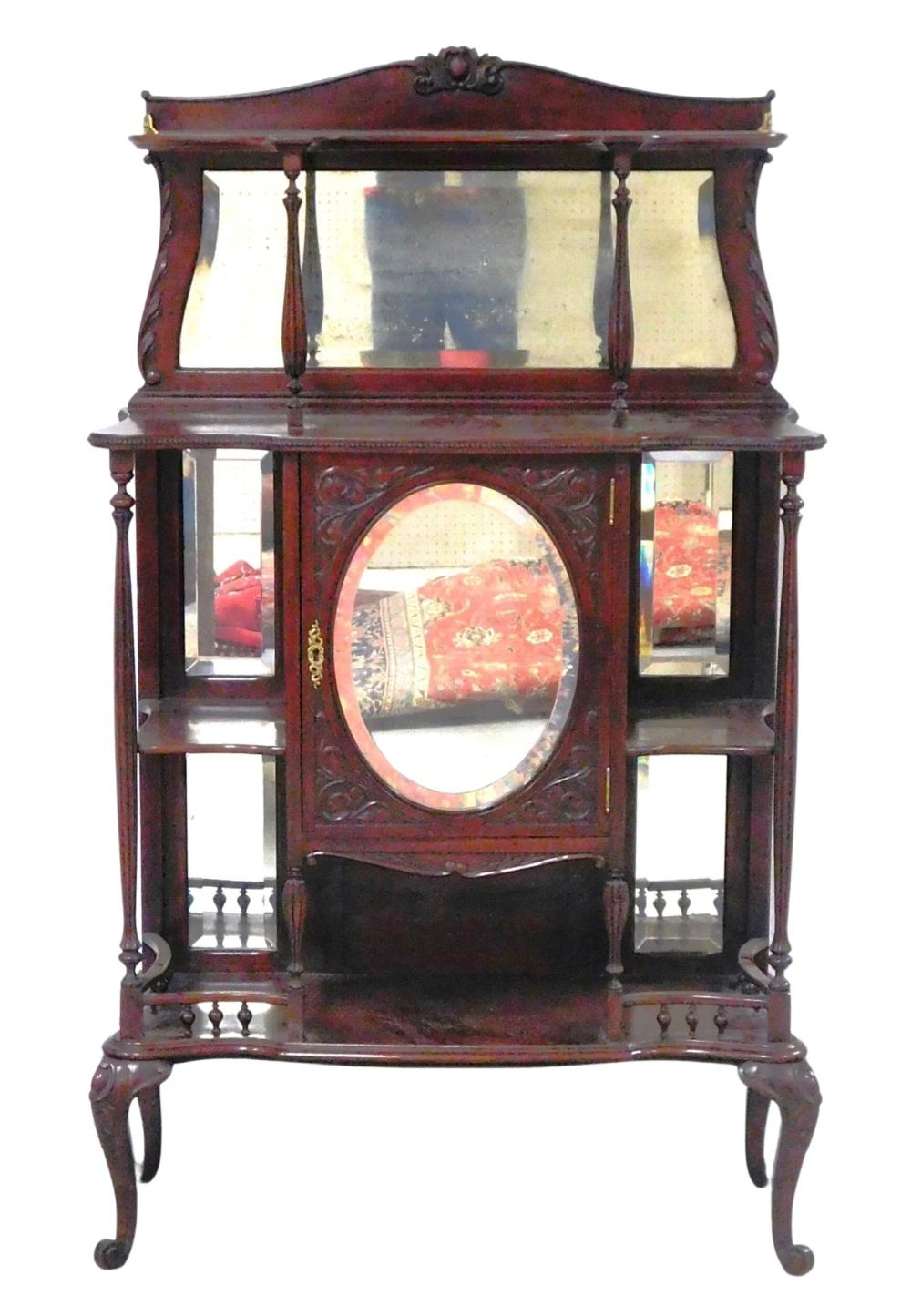 +LATE 19TH C. ART NOUVEAU ETAGERE