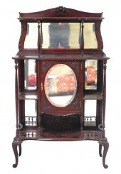 +LATE 19TH C. ART NOUVEAU ETAG