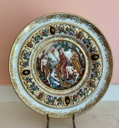 Late 19th C. Capodimonte gilt