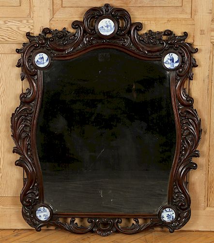 LATE 19TH C. ENGLISH CARVED