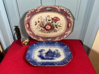 Late 19th C.. English flow blue