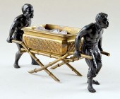 LATE 19TH C. FRENCH BRONZE FIG