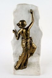LATE 19TH C. FRENCH BRONZE MAR