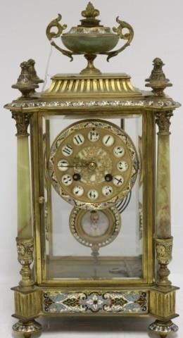 LATE 19TH C FRENCH CHAMPLEVE AND