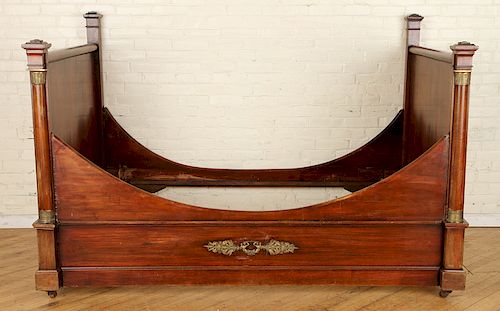 LATE 19TH C FRENCH MAHOGANY