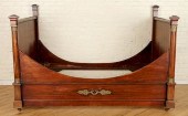LATE 19TH C FRENCH MAHOGANY BR