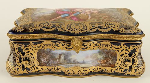 LATE 19TH C FRENCH SEVRES PORCELAIN