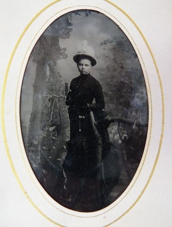 LATE 19TH C. NJ ORIGIN TINTYPE