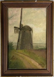 Late 19th C. oil on board by Mary