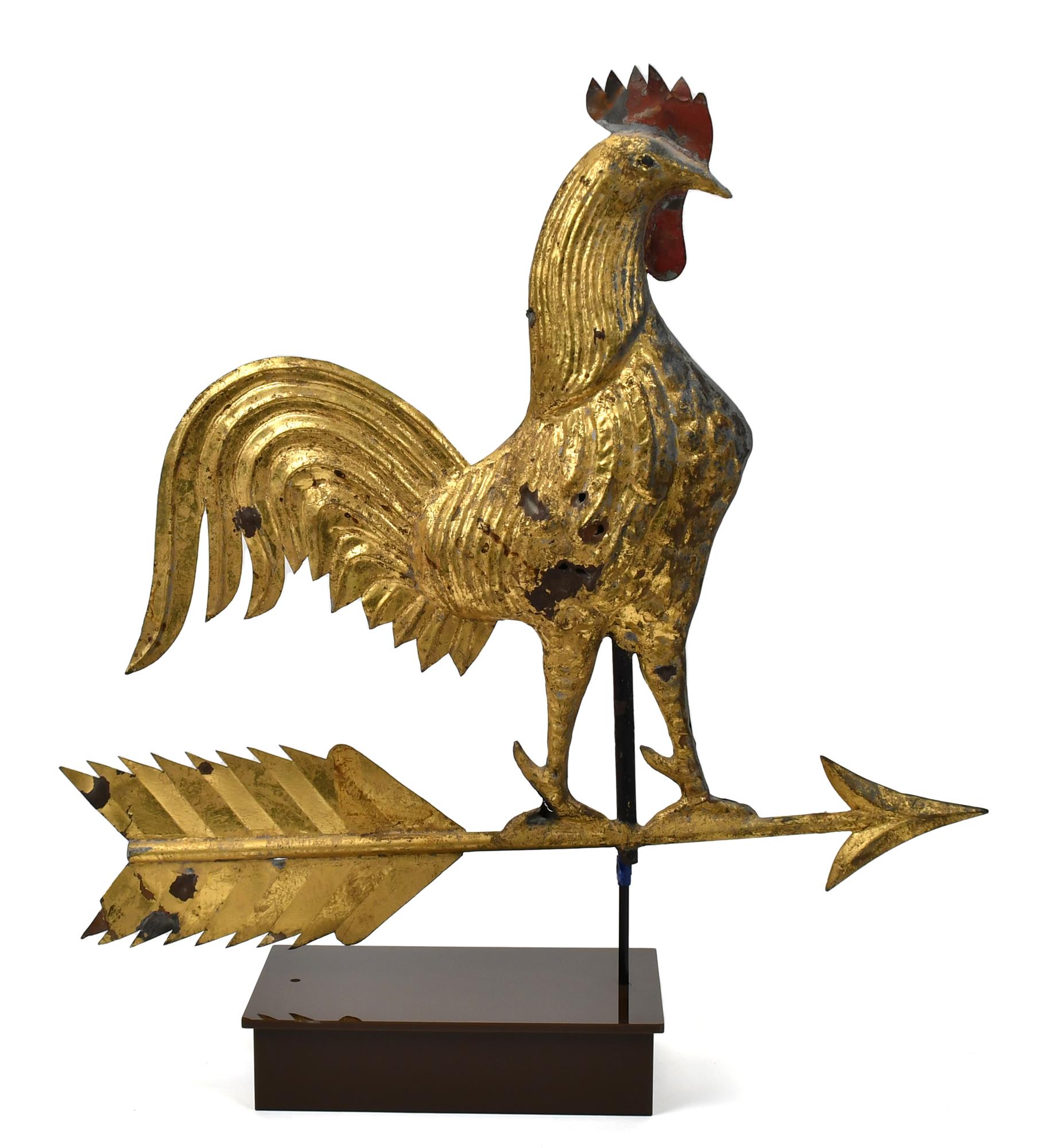 LATE 19TH C. ROOSTER WEATHERVANE. A