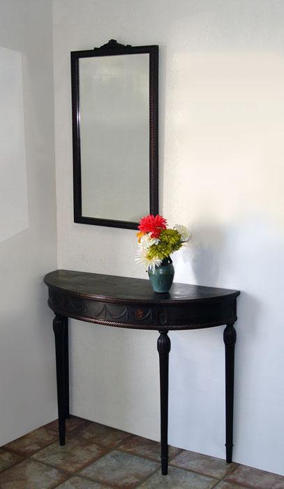 LATE 19TH C SHERATON STYLE DEMI