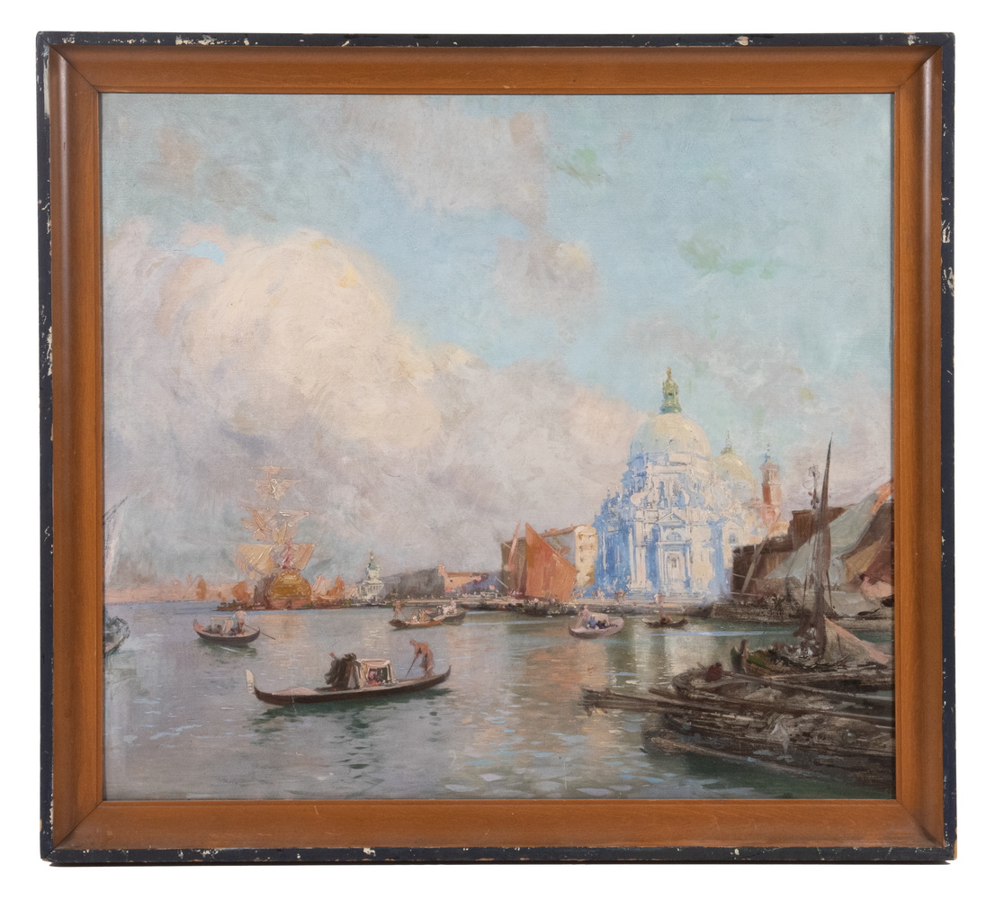LATE 19TH C. UNSIGNED PAINTING OF
