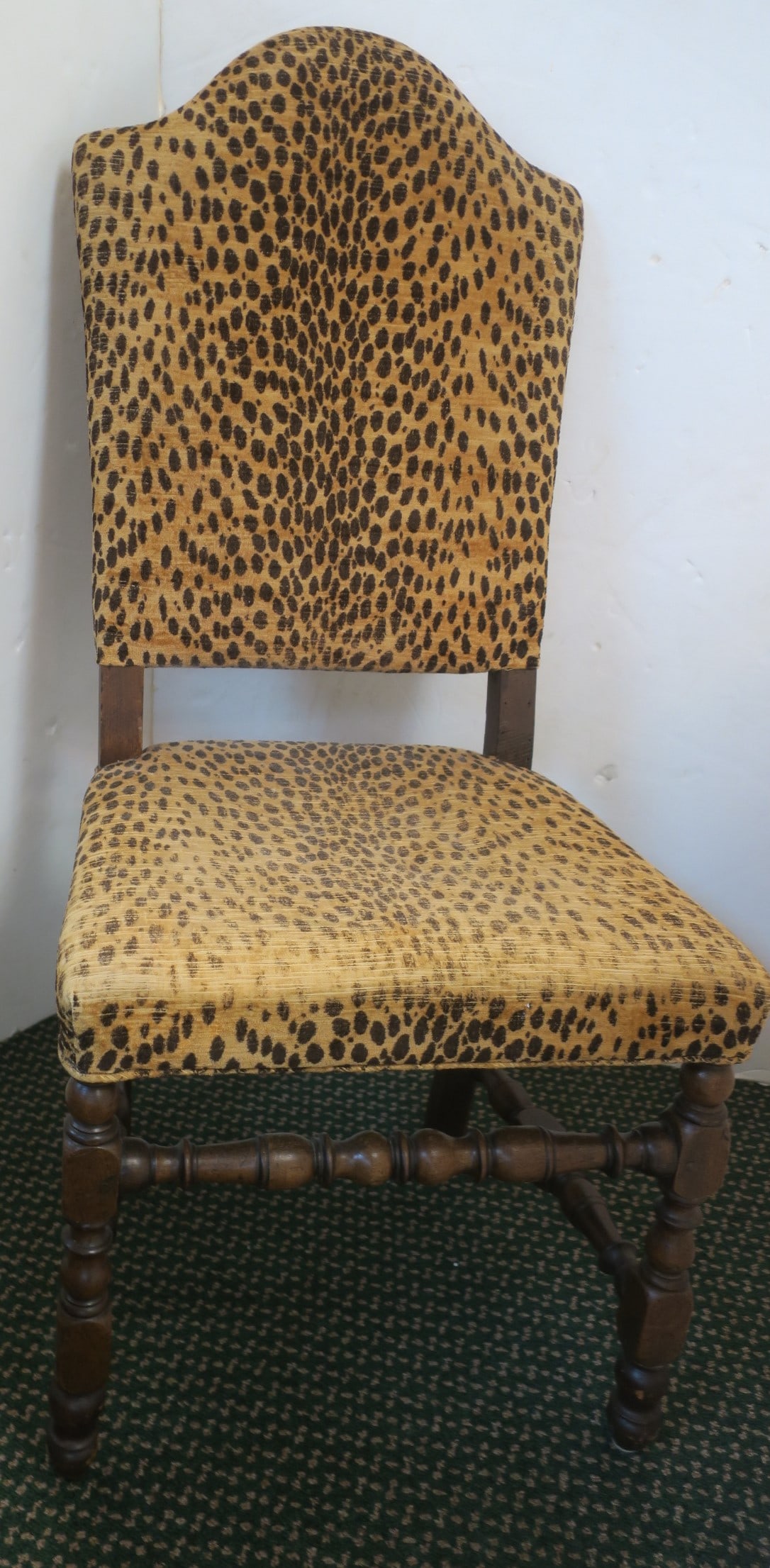 LATE 19TH C. WALNUT FRAME CHEETAH