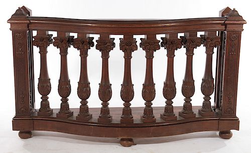 LATE 19TH CENT. CARVED OAK