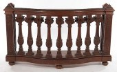 LATE 19TH CENT. CARVED OAK SER