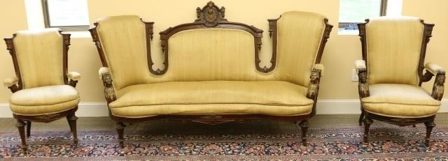 LATE 19TH CENTURY 4 PIECE VICTORIAN
