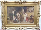 LATE 19TH CENTURY OIL ON CANVA