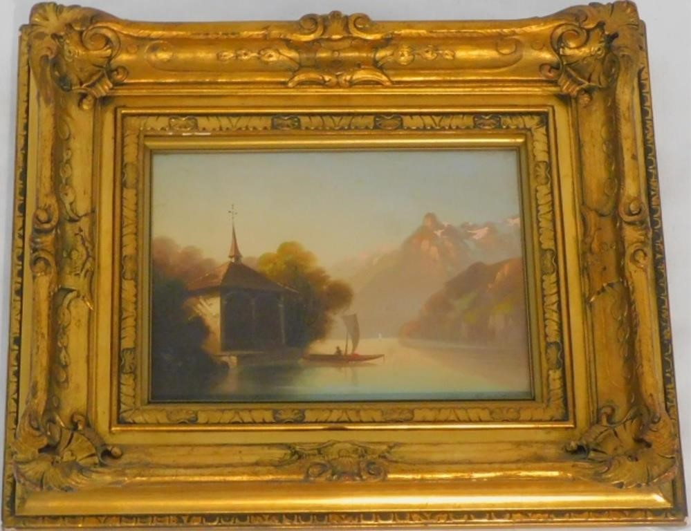 LATE 19TH CENTURY OIL PAINTING ON