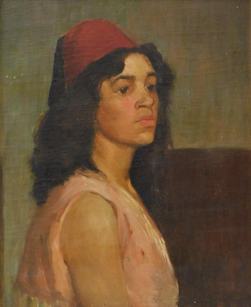 LATE 19TH/ EARLY 20TH C. OIL ON