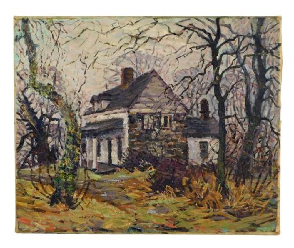 LATE 19TH/EARLY 20TH C. OIL ON