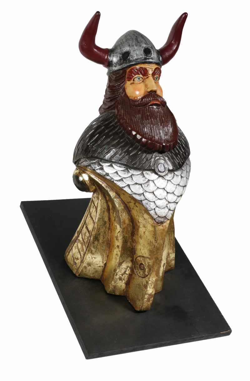LATE 20TH C. SHIP'S FIGUREHEAD Bust