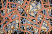 LATE 20TH C. UNFRAMED OIL ON C
